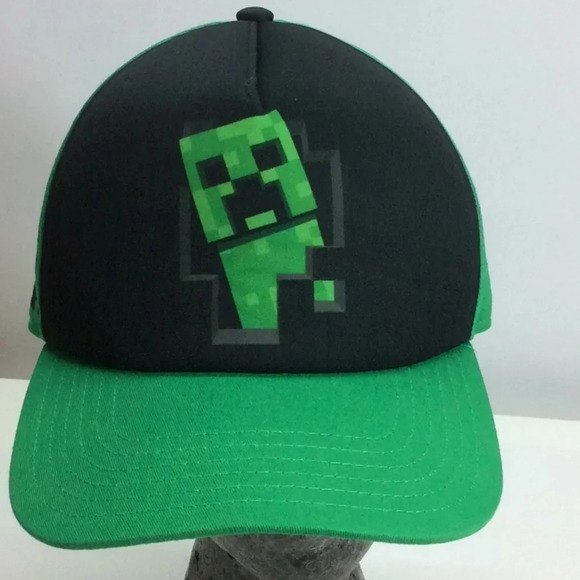 MAD Engine Other - Minecraft Green & Black Baseball Cap